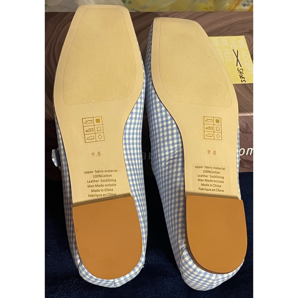 Anthropologie x Jeffrey Campbell Square-Toed Mary Flats NWT SZ 9.5 - Picture 8 of 15